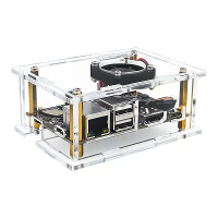Kickpi K2B Moederbofd Behuizing k2b Acryl Beschermbehuizing K2B Allwinner H618 Ontwikkelbofd Transparante Doos Compatibe