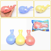 Kiibru Squishy Whale Slow Rising Original Packaging Animals Soft Collection Gift Decor Toy