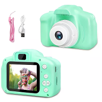 Kinderen Camera X2 Waterdicht 1080P HD Videocamera 2 Inch Display Kids Cartoon Schattige Buiten SLR Camera Speelgoed