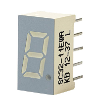 Kingbright 7 segments display Rood 2 V SC32 11EWA