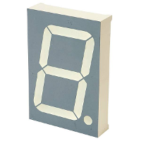 Kingbright 7 segments display Rood 6 V SC18 11EWA
