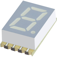 Kingbright 7 segments display Rood 7.62 Mm 1.85 V Aantal cijfers: 1 KCSC03 105