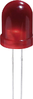 Kingbright JUMBO LED GRUEN 8MM Bedrade LED Groen Rond 8 mm 3 mcd 60 ° 20 mA 2.2 V