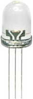 Kingbright L 59EGW LED meerkleurig Rood, Groen Rond 5 mm 60 mcd, 50 mcd 60 ° 20 mA 2 V, 2.2 V
