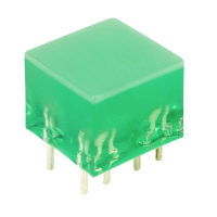 Kingbright L 875/4GDT LED bargraph 4 voudig Groen (l x b x h) 10 x 10 x 8 mm