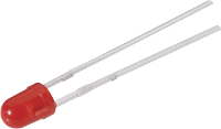 Kingbright L 934GD Bedrade LED Groen Rond 3 mm 4 mcd 60 ° 20 mA 2.4 V