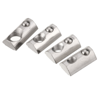 KINGROON® 30 serie ronde rol T sleuf elastische moer Veermoer voor 30 serie aluminium profiel voor 3D printer