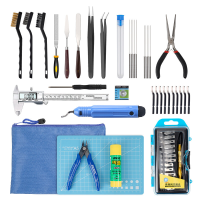 Kingroon 3D printergereedschapsset, 3D printaccessoires inclusief ontbraamgereedschap, digitale schuifmaat, kunstmessens
