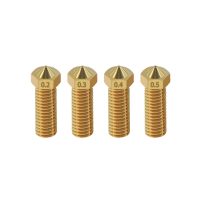 KINGROON E3D Upgrade Messing Mondstuk V6 Vulkaan Heater Blok Extruder Nozzle 0.4 0.6 0.8Mm 1.75Mm Filament 3D printer