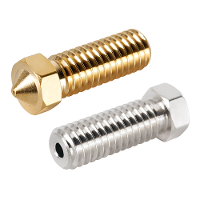KINGROON E3D Vulkaan Hardstalen Mondstuk Messing M6 Schroefdraad 3D printer Hotend Vulkaan Mondstuk