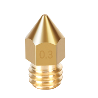 Kingroon MK8 Nozzle 0,2 mm 0,4 mm 0,5 mm 0,6 mm 0,8 mm 1,0 mm 3D Printer Onderdeel Extruder M6 draad Messing Nozzle 1,75