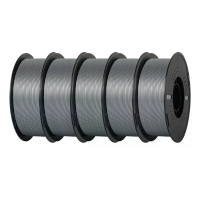 KINGROON PETG 3D printer filament 1,75 mm 5 kg Metaal Zilver Hoge sterkte Gemakkelijk te printen Milieuvriendelijk Geen