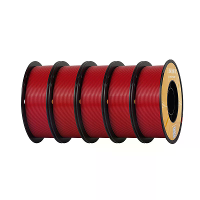 KINGROON PETG 3D printer filament 1.75 Mm 5 kg Rood Hoge Sterkte Gemakkelijk te Printen Milieuvriendelijk Geen Bellen So
