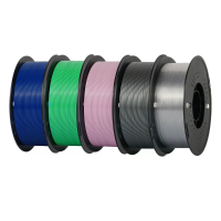 KINGROON PETG 3D printer filament 1,75 mm Meerdere kleuren 5 kg Donkerblauw/groen, roze/zilver/helder Hoge sterkte Gemak