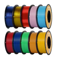 KINGROON PETG 3D printer filament 1,75 mm Mix kleur Hoge sterkte Gemakkelijk te printen Milieuvriendelijk Geen bubbels G