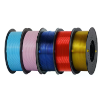 KINGROON PETG 3D printer filament 1,75 mm multicolor 5 kg Hemelsblauw/Roze/ Fluorescerend blauw/ Fluorescerend rood/ Flu