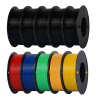 KINGROON PETG 3D printer filament 10 kg 1,75 mm 5 kg Zwart 5 kg Mengkleur Hoge sterkte Gemakkelijk te printen Milieuvrie