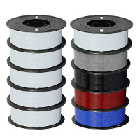 KINGROON PETG 3D printer filament 10kg 1.75Mm 5KG Wit 5KG Mix Kleur Hoge Sterkte Gemakkelijk te Printen Milieuvriendelij