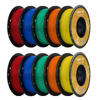 KINGROON PETG 3D printerfilament 1,75 mm 10 kg Rood/Donkerblauw/Groen/Oranje/Geel Hoge Sterkte Gemakkelijk te printen Mi