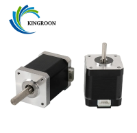 Kingroon Stepper 42 Motor 48MM 60MM Hoogte Vierkante Motoren 17HS8401 17HS8401S Met Kabel Zwart Zilver 3D printeronderde