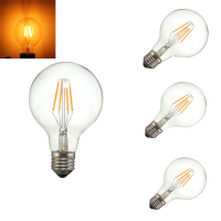 Dimbaar G80 E27 4W COB Warm Wit 400Lumens Gloeiend Edison Retro Licht Lamp Bulb AC110V AC220V