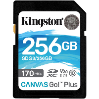 Kingston Canvas Go! Plus SDXC 256 GB geheugenkaart
