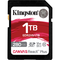 Kingston Canvas React Plus 1 TB geheugenkaart