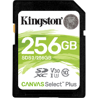 Kingston Canvas Select Plus 256 GB SDXC geheugenkaart
