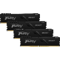 Kingston FURY 128 GB DDR4 3600 Quad Kit werkgeheugen KF436C18BBK4/128, Beast