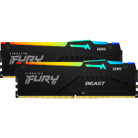 Kingston FURY 16 GB DDR5 6000 werkgeheugen KF560C40BBAK2 16, Fury Beast RGB, XMP