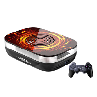 KINHANK Amlogic S905X4 Retro Video Game Console Super Console X4Plus Ingebouwd 70000+ Spellen 64G/128G/256G voor 60+ Emu