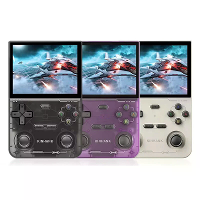 KINHANK K36 64G Handheld Gameconsole 3,5 inch IPS scherm Ingebouwde 10000+ spellen 30+ emulators 3500mAh batterij oplaad