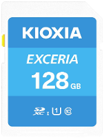 Kioxia EXCERIA SDXC kaart 128 GB UHS I