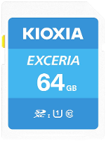 Kioxia EXCERIA SDXC kaart 64 GB UHS I