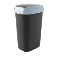 Kis Dual Swing Prullenbak   50L   zwart