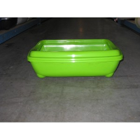 Kittenbak Met Rand (42 Cm) Turquoise