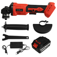 Kiwarm 388VF 125mm Borstelloze Haakse Slijper Draadloze Elektrische Grinder Polijstmachine Fit Makita W/1 st/2 stks Batt