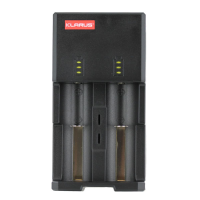Klarus C2 2 Slot 12v Portable Smart Li Ion/ni Mh/ni Cd Charger