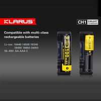 Klarus Ch1 Li Ion Ni Mh Battery Function Indicator Power Bank Charger
