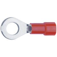 Klauke 6203 Ringkabelschoen Dwarsdoorsnede (max.): 1 Mm² Schachtdiameter: 3.2 Mm Deels geïsoleerd Rood 1 stuk(s)