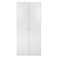 Kledingkast Space 2 deurs   wit   175,4x77,6x49,5 cm   Leen Bakker