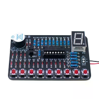 Kleine Blackboard DIY Elektronische Quiz Buzzer Kit 8 Wege Antwoordgeber Digitale Display Testcircuit Soldeerpraktijk Mo