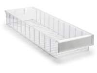 Kleine onderdelen bak (b x h x d) 186 x 82 x 600 mm Transparant Treston 6020 1 15 stuks