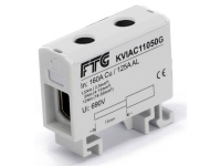 Klemblok Grijs 1 Polig 50 Mmâ² 160 A, 145 A Geleidertype = L Ftg Friedrich Gã¶hringer Kviac11050g