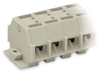 WAGO 262 235 Klemstrook 12 mm Spanveer Toewijzing: L Grijs 100 stuk(s)