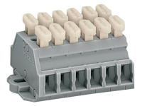 WAGO 261 426/341 000 Klemstrook 6 mm Veerklem Toewijzing: L Grijs 50 stuk(s)