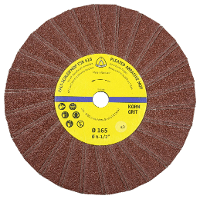 Klingspor 5831 FSR 618 Schuurmopper, 165 x 14 mm korrel 80 1 rij 2 lamellen per pakket Diameter 165 mm 10 stuk(s)
