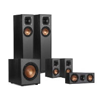 Klipsch: R 610F 5.1 Home Cinema 5.1 Systeem   Zwart