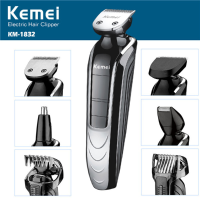 Km 1832 5 In 1 Washable Electric Cutter 360 Degree Care Hair Clipper Trimmer Shaver