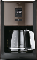 Koffiezetapparaat Grundig Km 7280 G Kwartsgrijs Capaciteit Koppen=12 Display, Glazen Kan, Timerfunctie